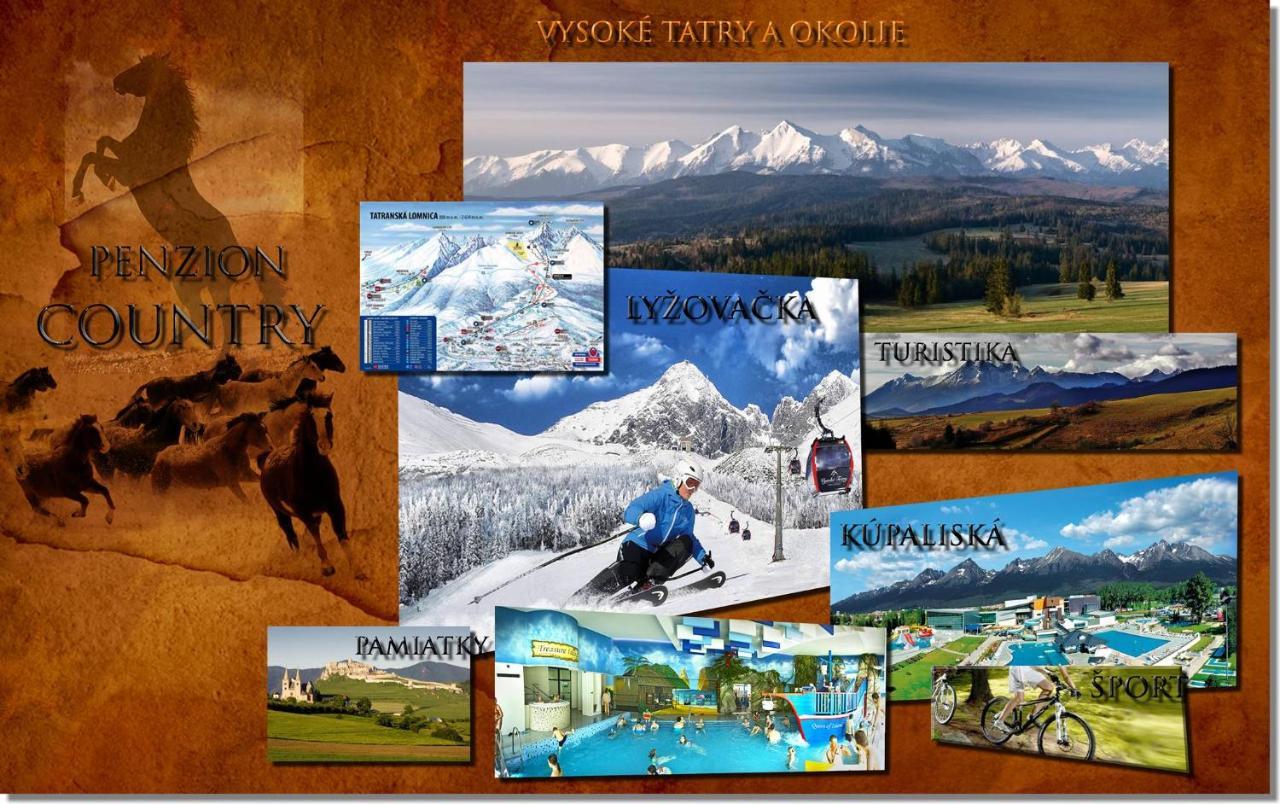 Penzion Country Stará Lesná エクステリア 写真